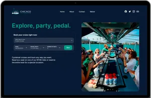 We were invited to team up with our client, the Chicago Electric Boats Company, one more time. This time to enhance their cycleboat and party barge services. The project catered to a wide audience, crafting unforgettable experiences for everyone aboard and boosting growth for our client